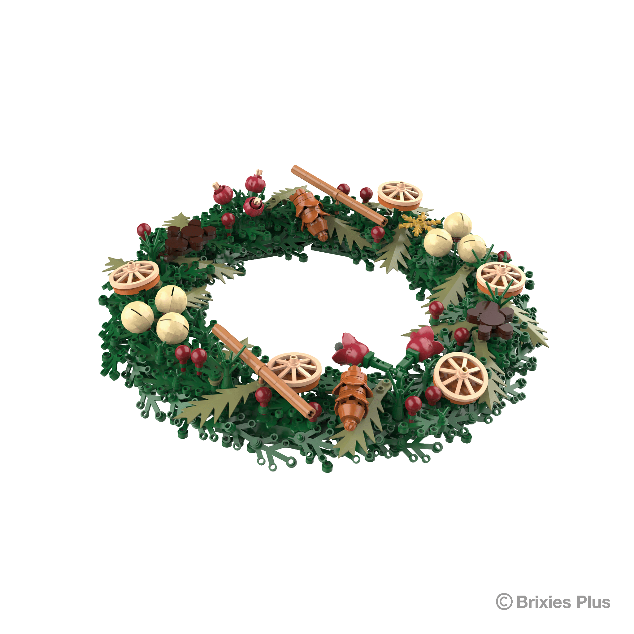 BRIXIES Plus Christmas wreath Advent wreath flower wreath