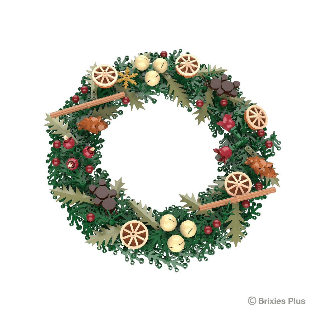 BRIXIES Plus Weihnachtskranz Adventskranz Blumenkranz