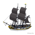 BRIXIES Plus Piraten Schiff groß