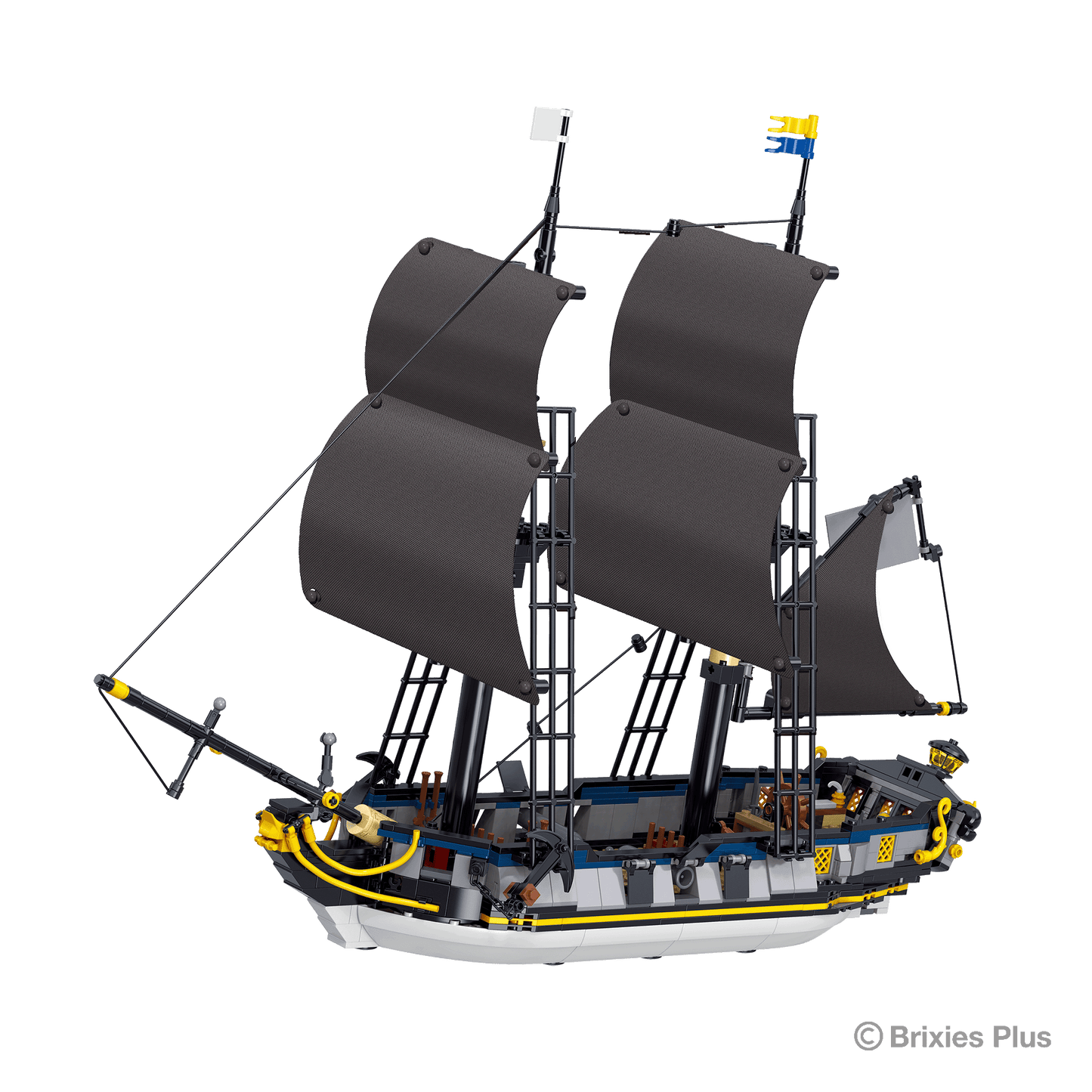 BRIXIES Plus Piraten Schiff groß