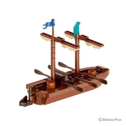 BRIXIES Plus Pirate Ship Small