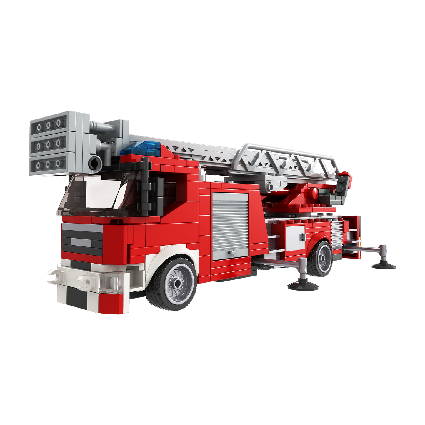 BRIXIES Plus Fire Department Turntable Ladder