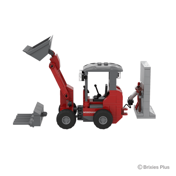 BRIXIES Plus Weidemann 1190e with wall bracket + bucket
