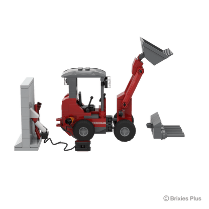 BRIXIES Plus Weidemann 1190e with wall bracket + bucket