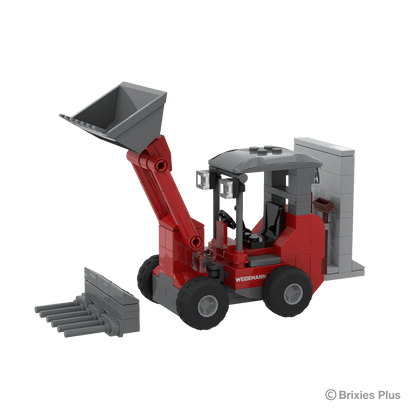 BRIXIES Plus Weidemann 1190e with wall bracket + bucket