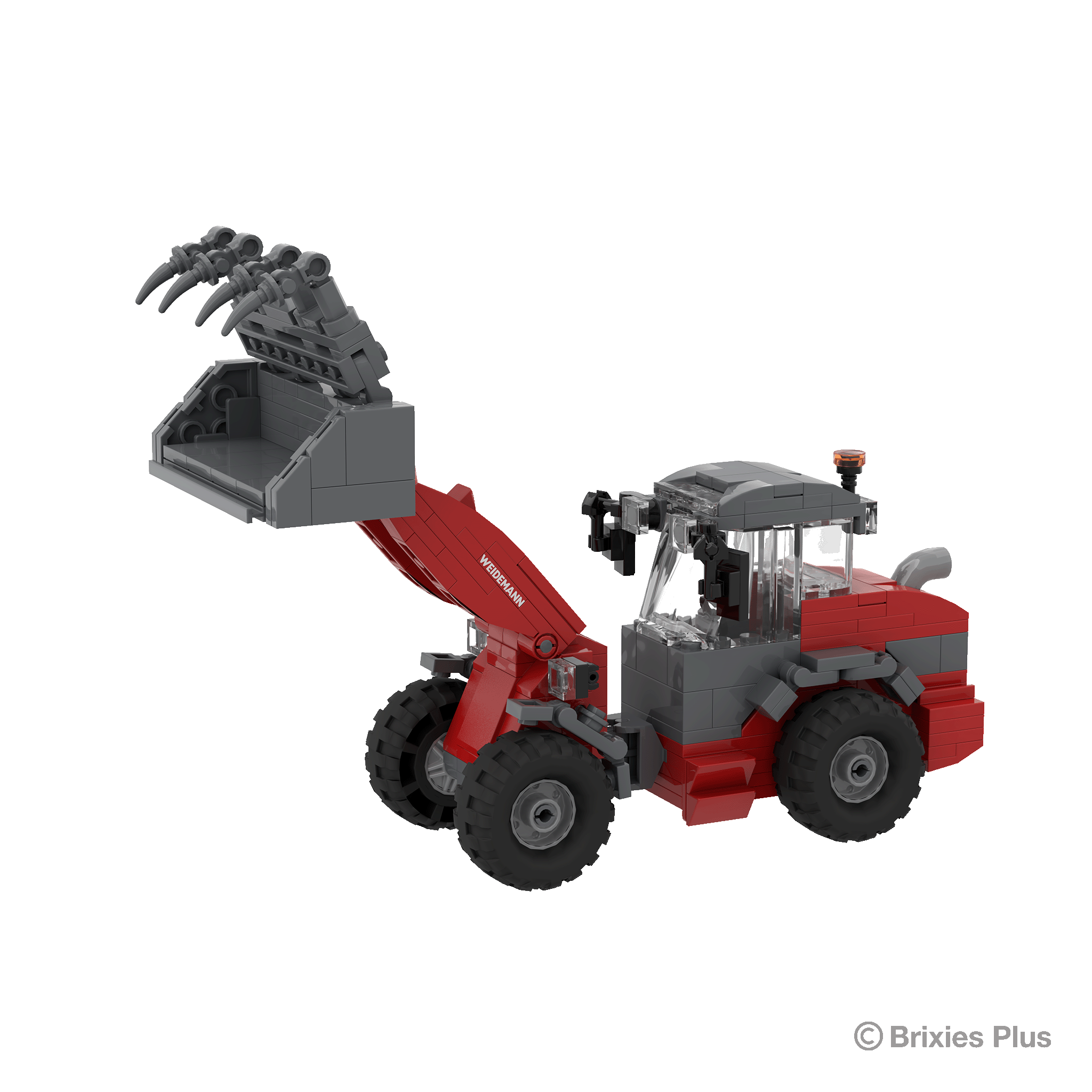 BRIXIES Plus Weidemann 3060 Grapple Bucket & Pallet Fork + Accessories