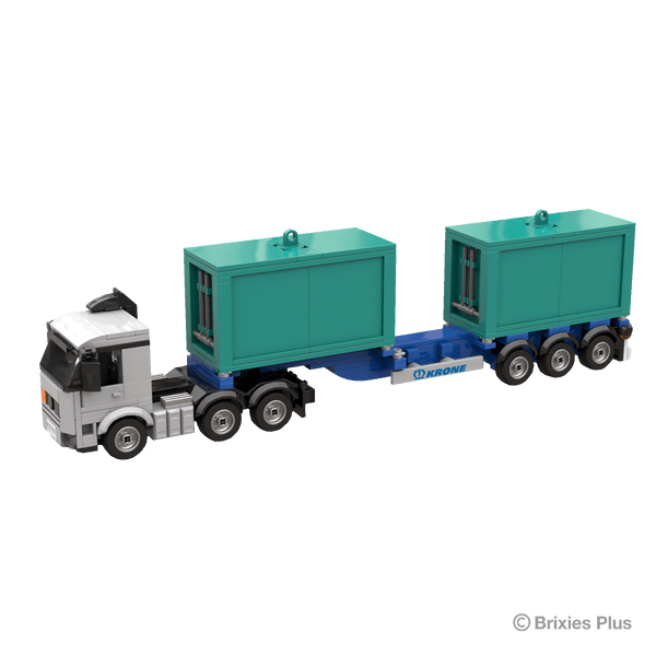 BRIXIES Plus Krone Boxliner eLTU70 with 2 containers