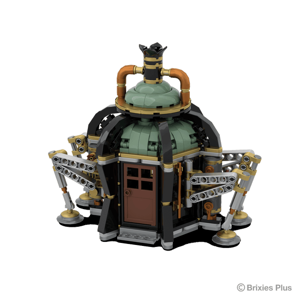BRIXIES Plus Steampunk Walking Kiosk