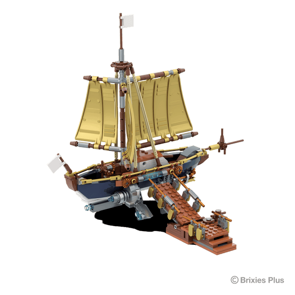 BRIXIES Plus Steampunk Sailing Yacht