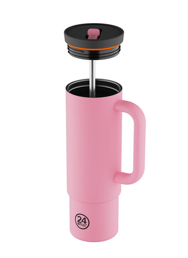 Gobelet à paille "Straw Cup" - Flamingo 800ml