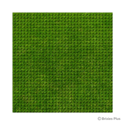 BRIXIES Plus Designer Baseplate Lawn 32 x 32 Studs