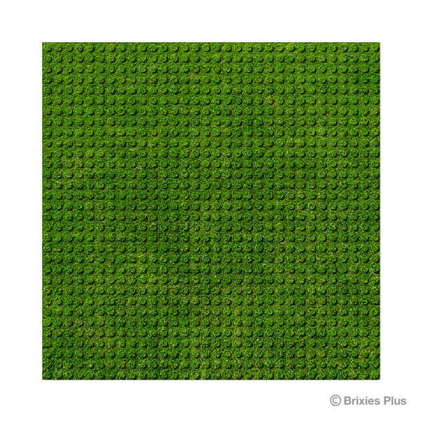 BRIXIES Plus Designer Baseplate Lawn 32 x 32 Studs
