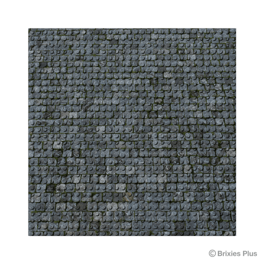 BRIXIES Plus Designer Cobblestone Baseplate 32 x 32 Studs