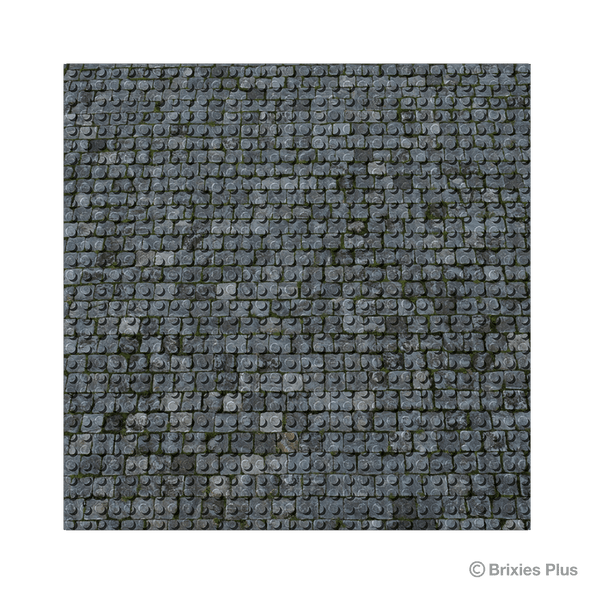 BRIXIES Plus Designer Cobblestone Baseplate 32 x 32 Studs