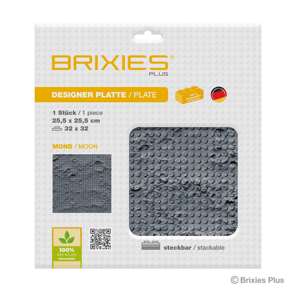 BRIXIES Plus Designer Baseplate 32 x 32 Studs