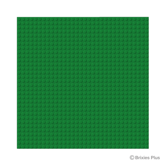 BRIXIES Plus Base Plate Green 32 x 32 Studs