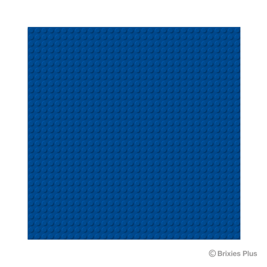 BRIXIES Plus Base Plate Blue 32 x 32 Studs