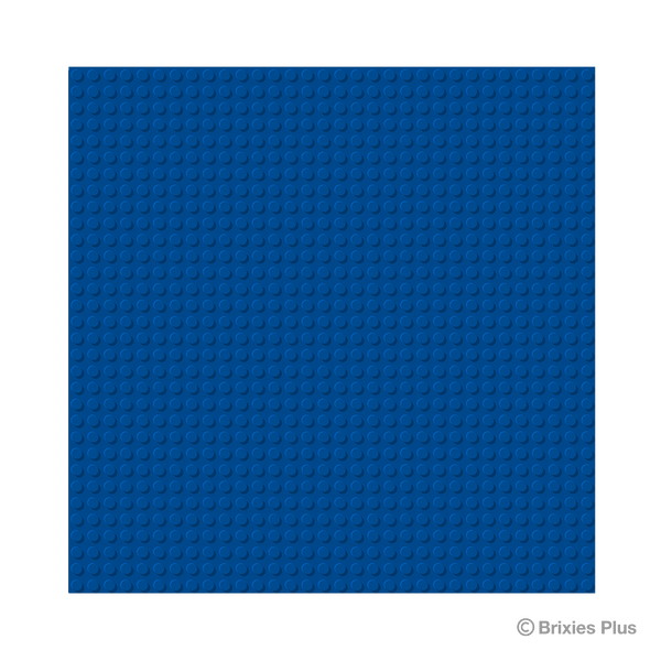 BRIXIES Plus Base Plate Blue 32 x 32 Studs
