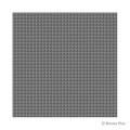 BRIXIES Plus Basis Platte Dunkelgrau 32 x 32 Noppen