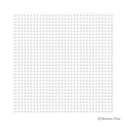BRIXIES Plus Base Plate White 32 x 32 Studs