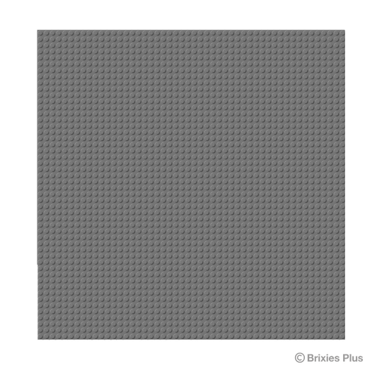 BRIXIES Plus Base Plate Grey 50 x 50 Studs