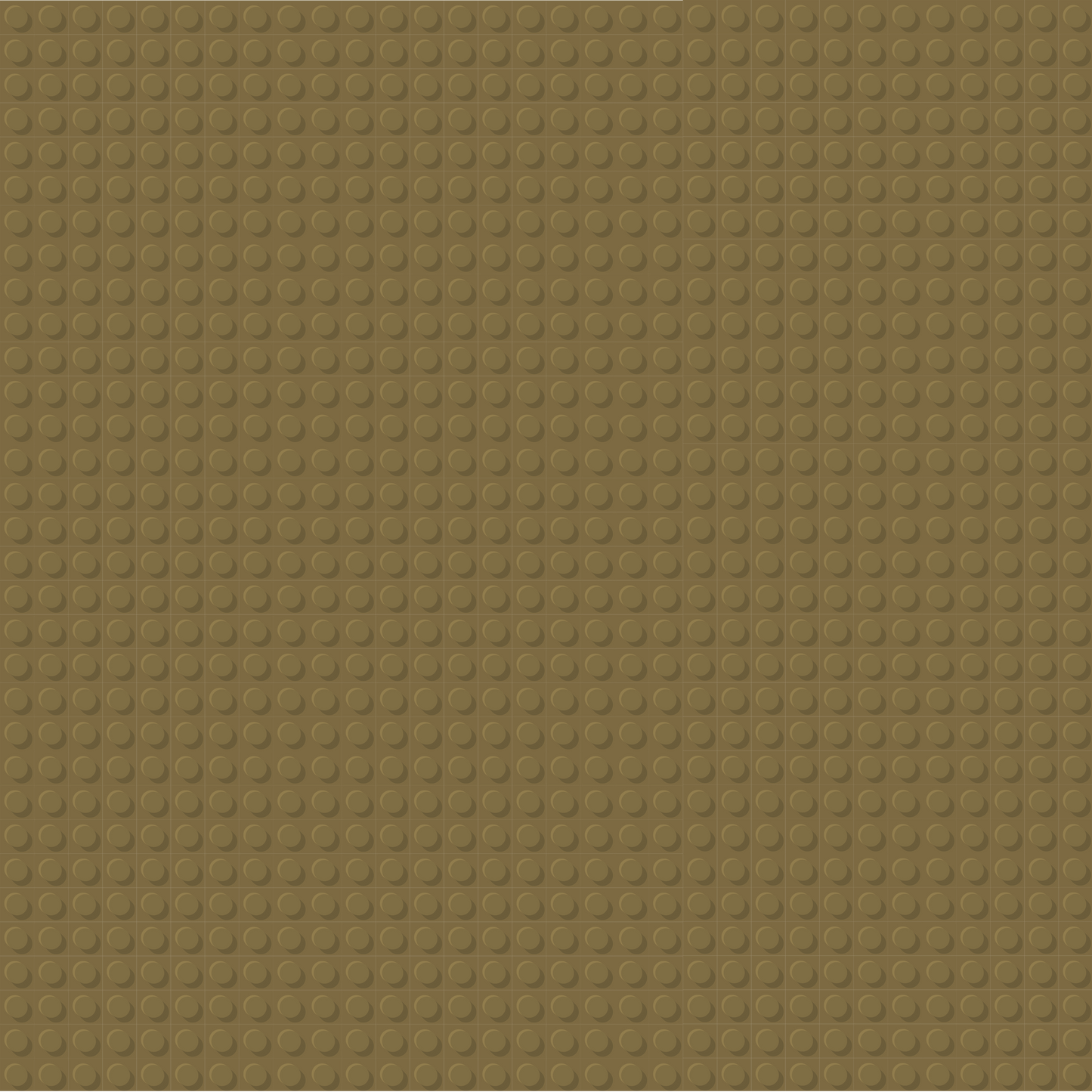 BRIXIES Plus Base Plate Dark Brown 32 x 32 Studs
