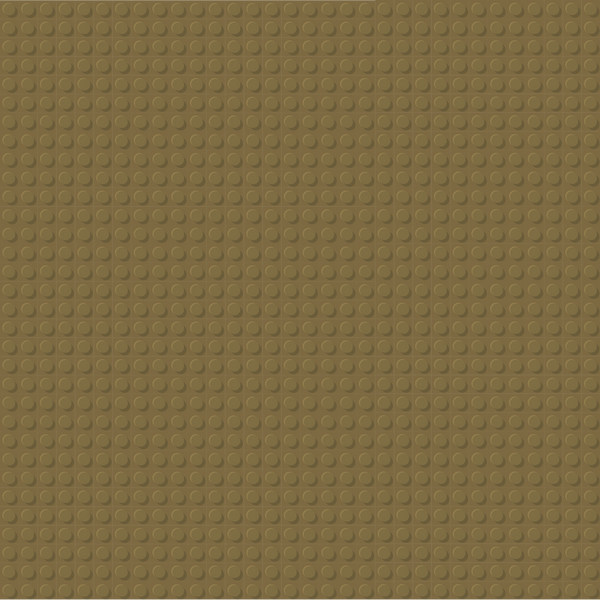BRIXIES Plus Base Plate Dark Brown 32 x 32 Studs