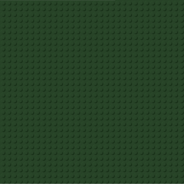 BRIXIES Plus Base Plate Dark Green 32 x 32 Studs