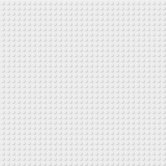 BRIXIES Plus Base Plate Transparent 32 x 32 Studs