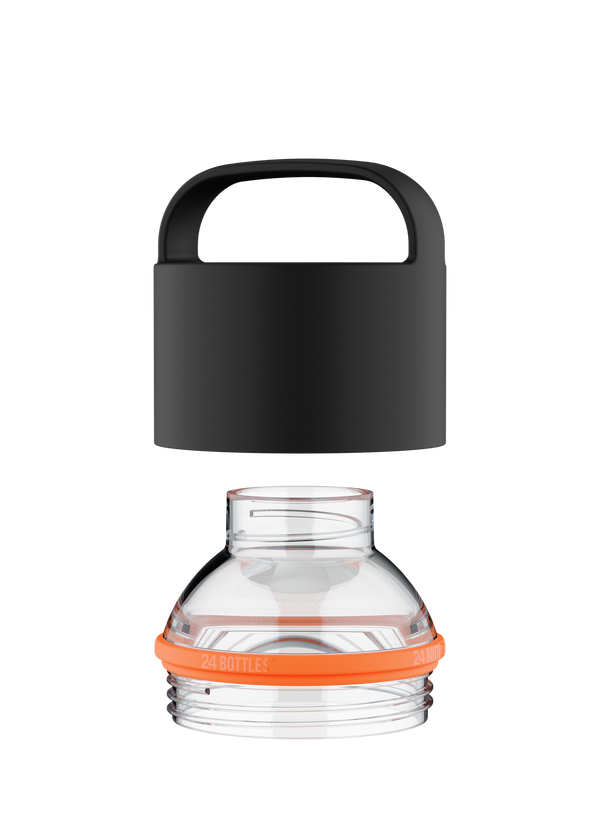 Bouchon et embout transparent pour "Spin Bottle"