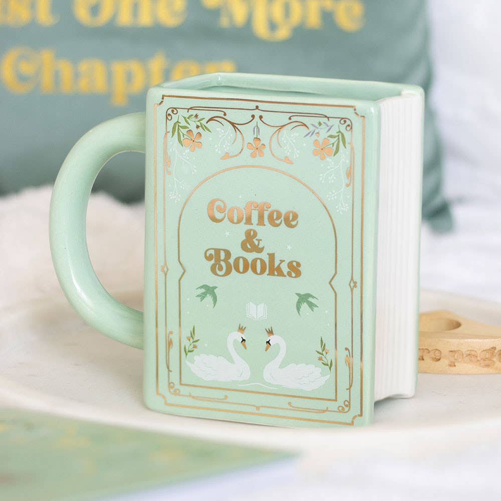 Tazza a forma di libro – Caffè e libri