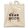 Jute bag logo & monkeys