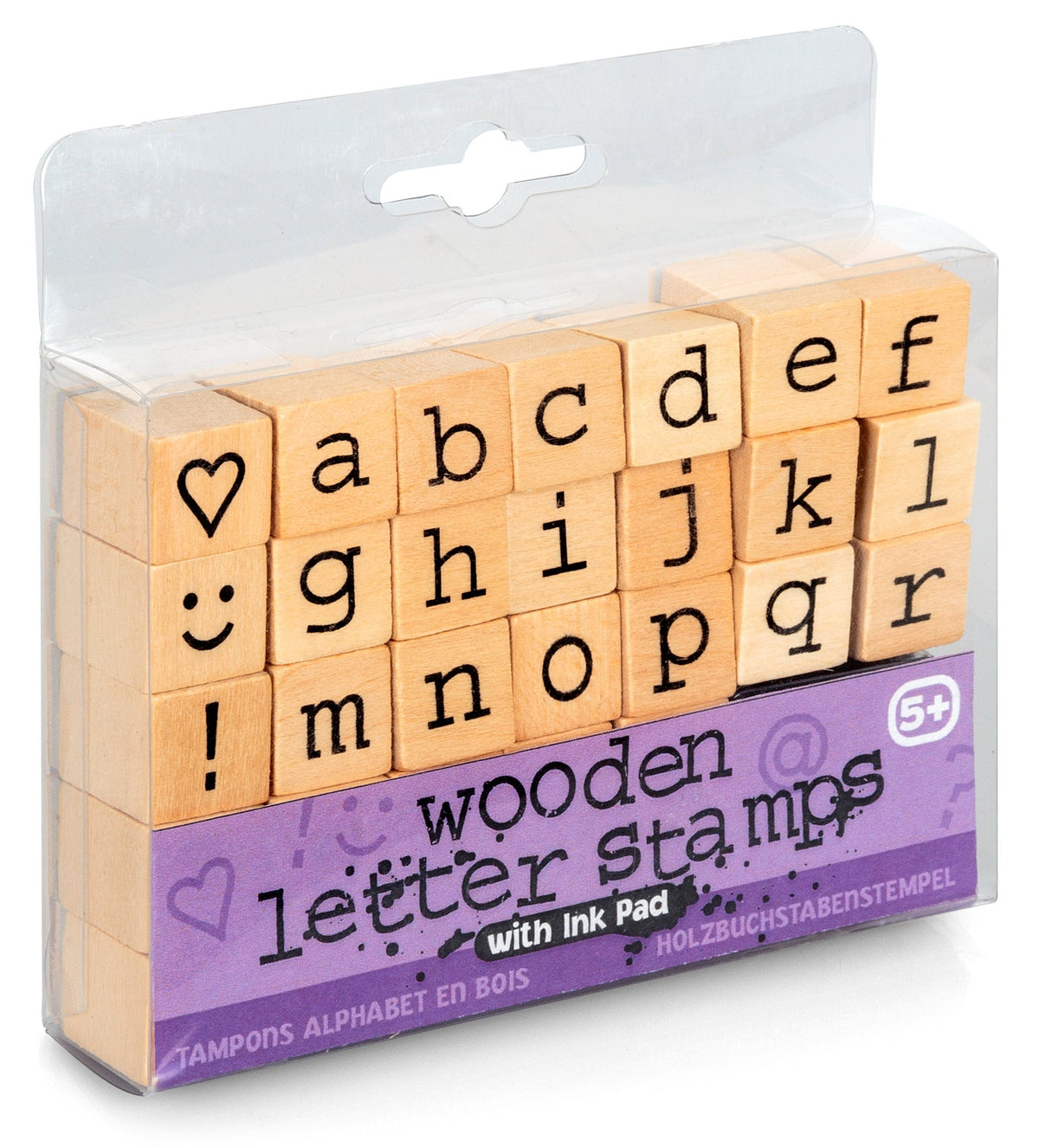 TAMPONS À LETTRES EN BOIS