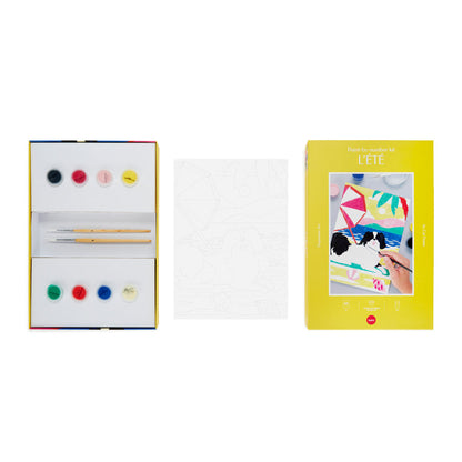 Kit de peinture au numéro L'Eté