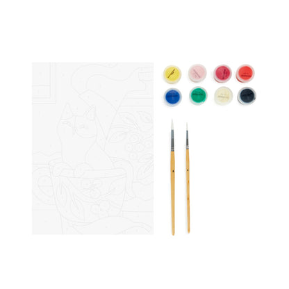 Kit de peinture au numéro L'Hiver
