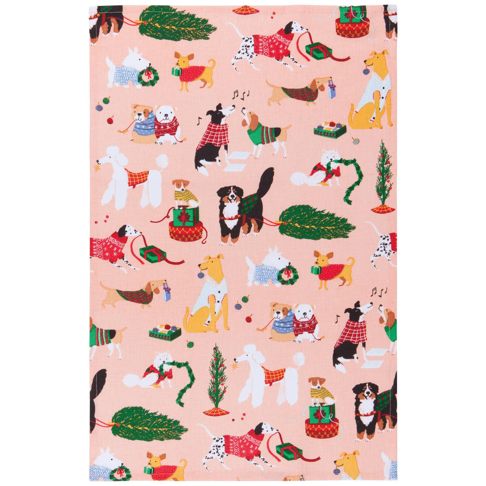 Lot de 2 Torchons de Noël Holiday Hounds