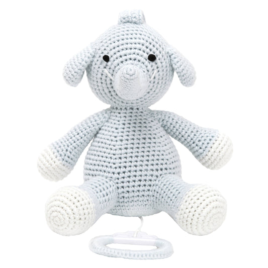 Music Box - Soft Blue Elephant