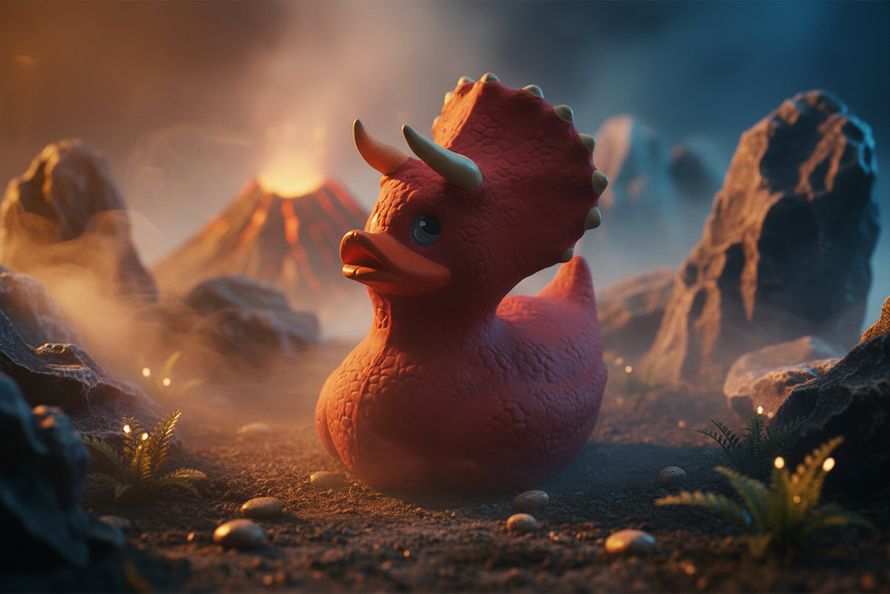 Duck Tricératops