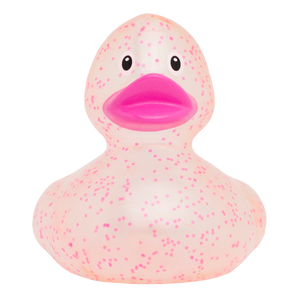 Classic Pink Glitter Duck