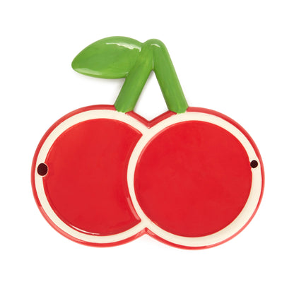 Decorative Tray Red Cherries