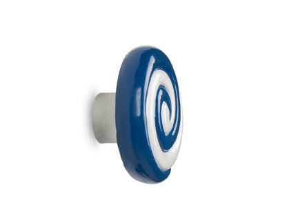 Candy Swirl Wall Hook Blue