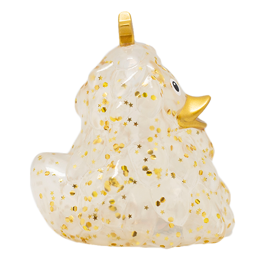 Duck Christmas Tree Gold Glitter