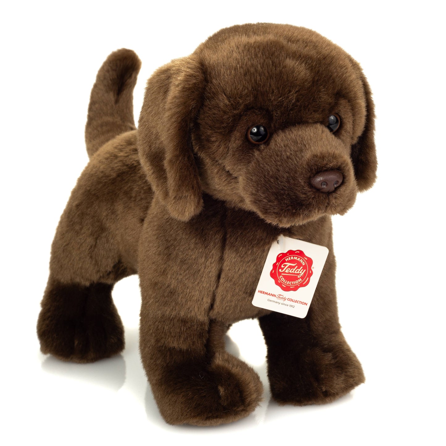 Standing Brown Labrador Plush Toy