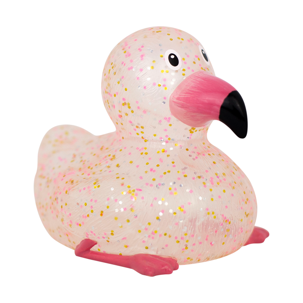 Canard Flamant Rose Pailleté