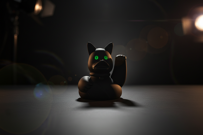 Lucky Black Cat Duck
