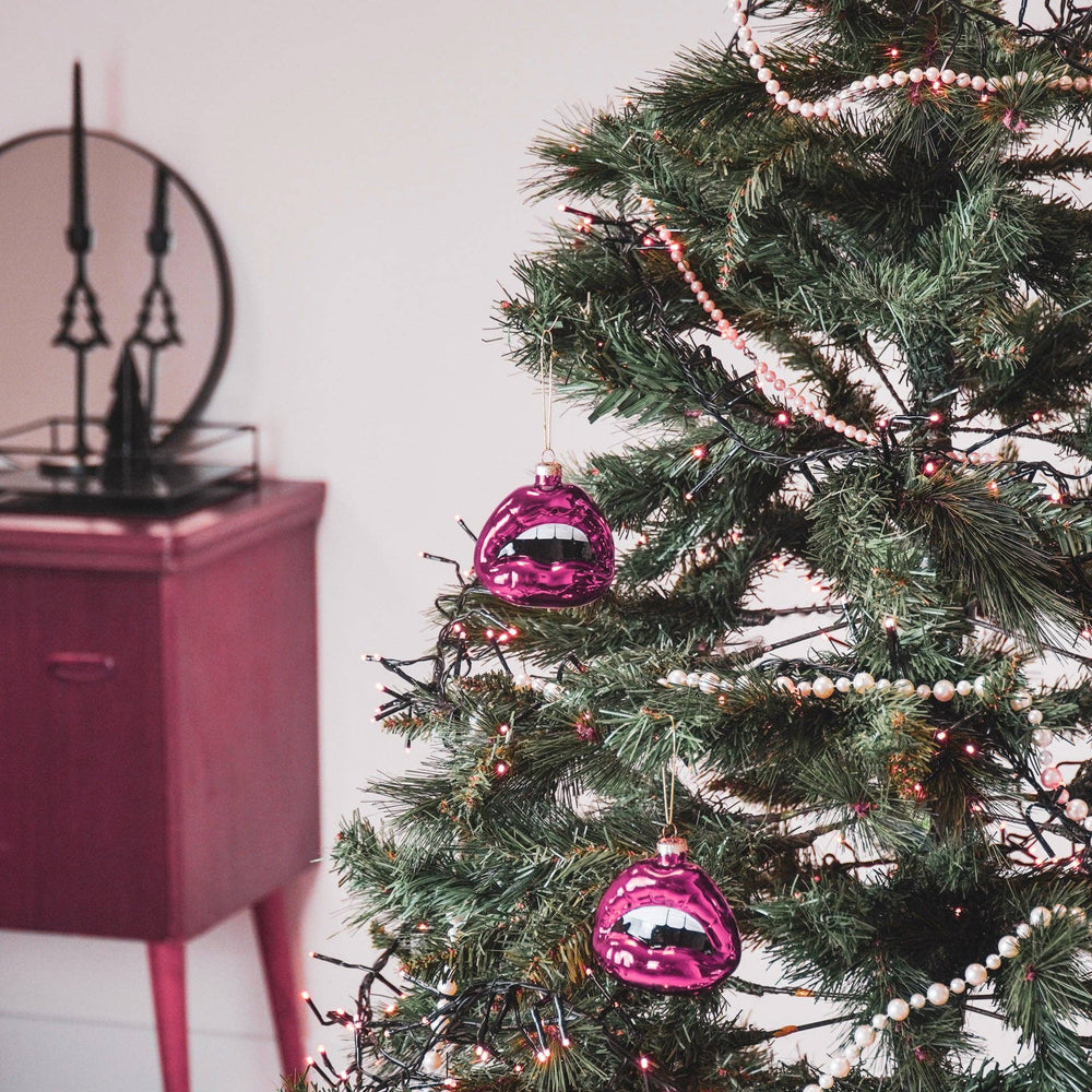Kiss Me Rose Christmas Ball