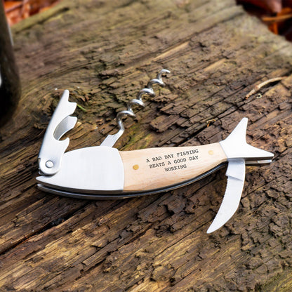 Sommelier Corkscrew Fish 'A Bad Day Fishing...'