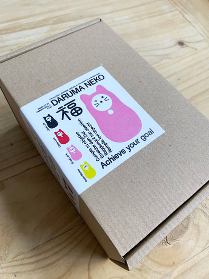 Daruma Rose Cat "Love"