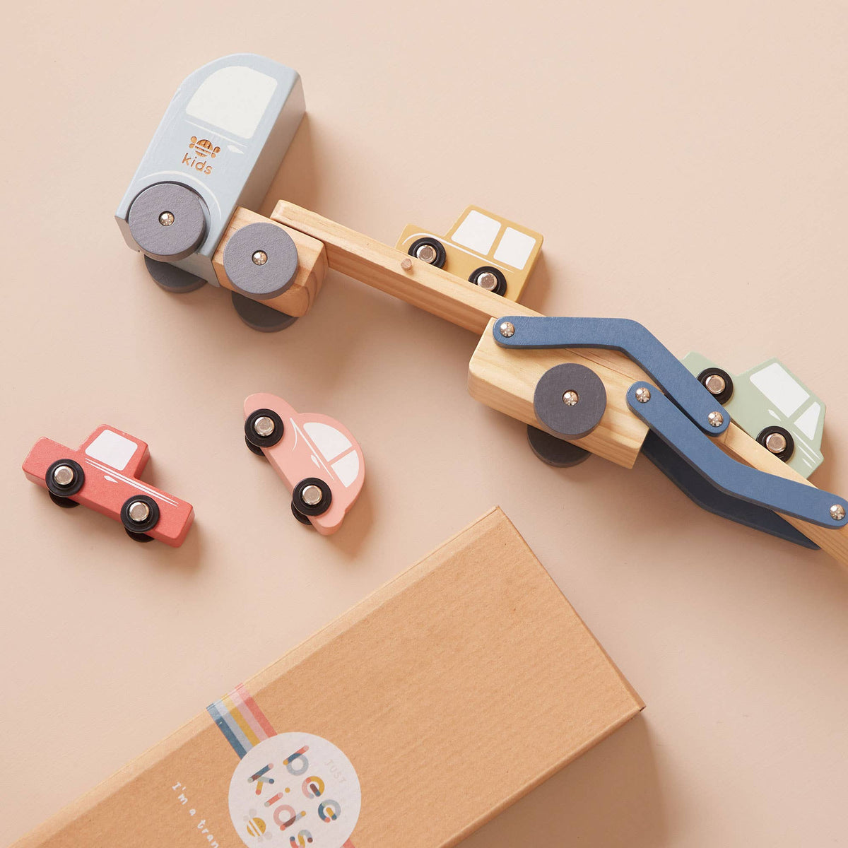 Camion da trasporto in legno per bambini