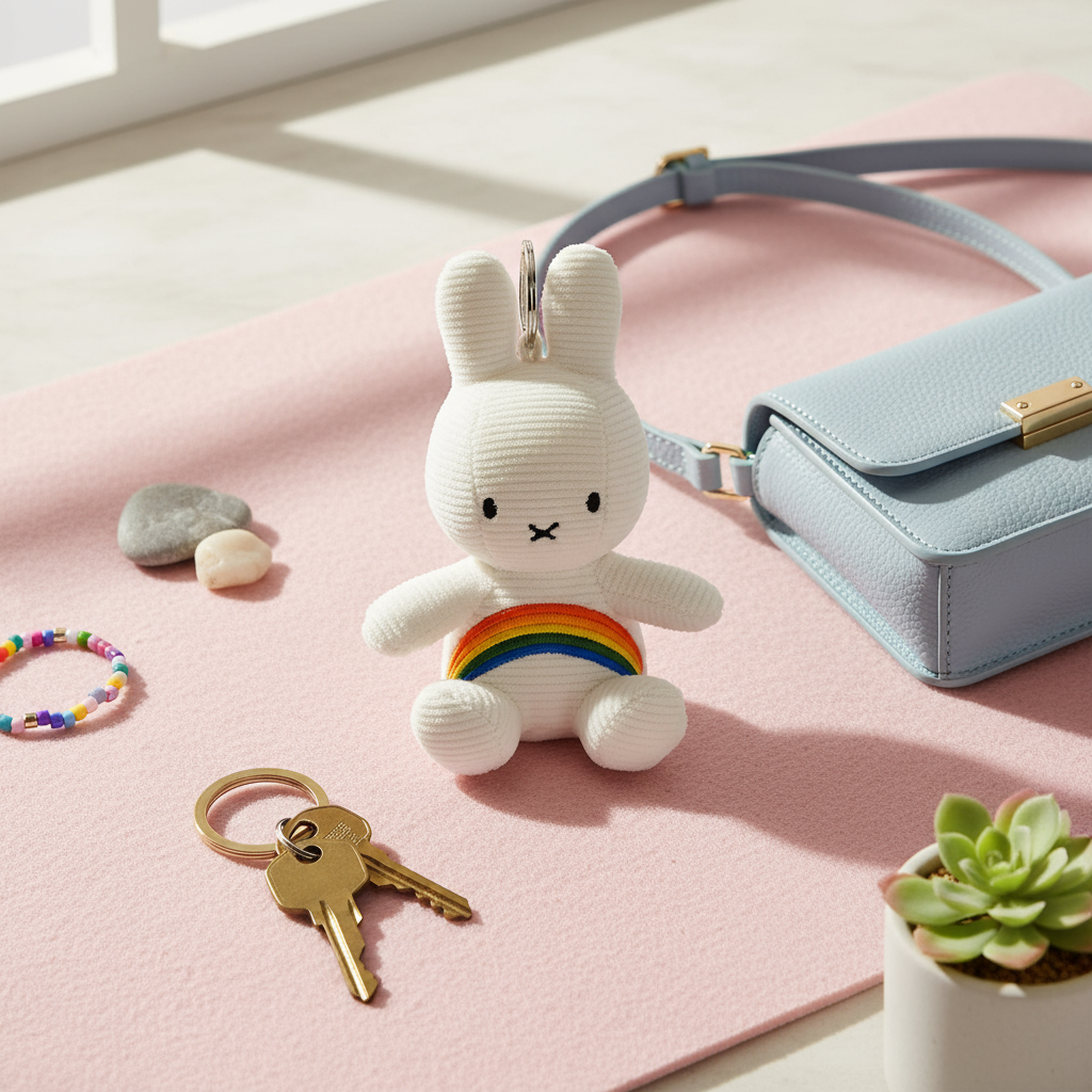 Miffy Rainbow Keychain 